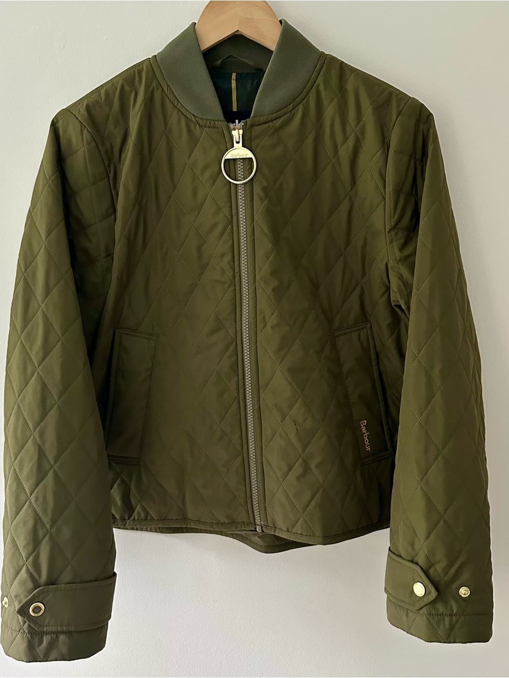Barbour Whillan Quilted Jacket Ivy Green Size 4 Great Condition - Picture 2 of 14